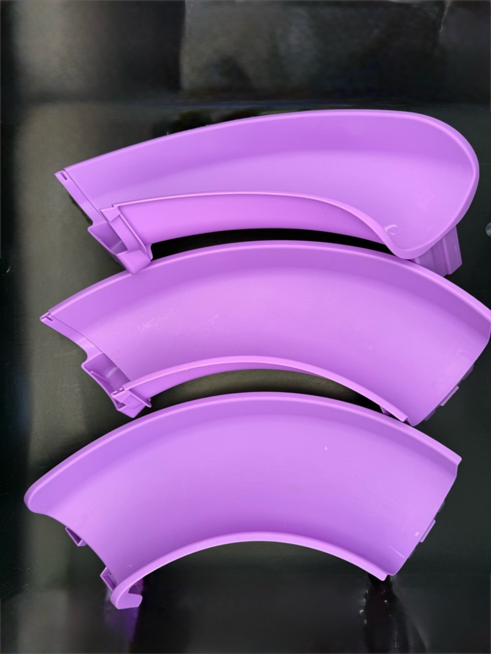 Barbie Dream House 2018 Purple Slide Pool Water Slide Replacement Part 3 Pieces